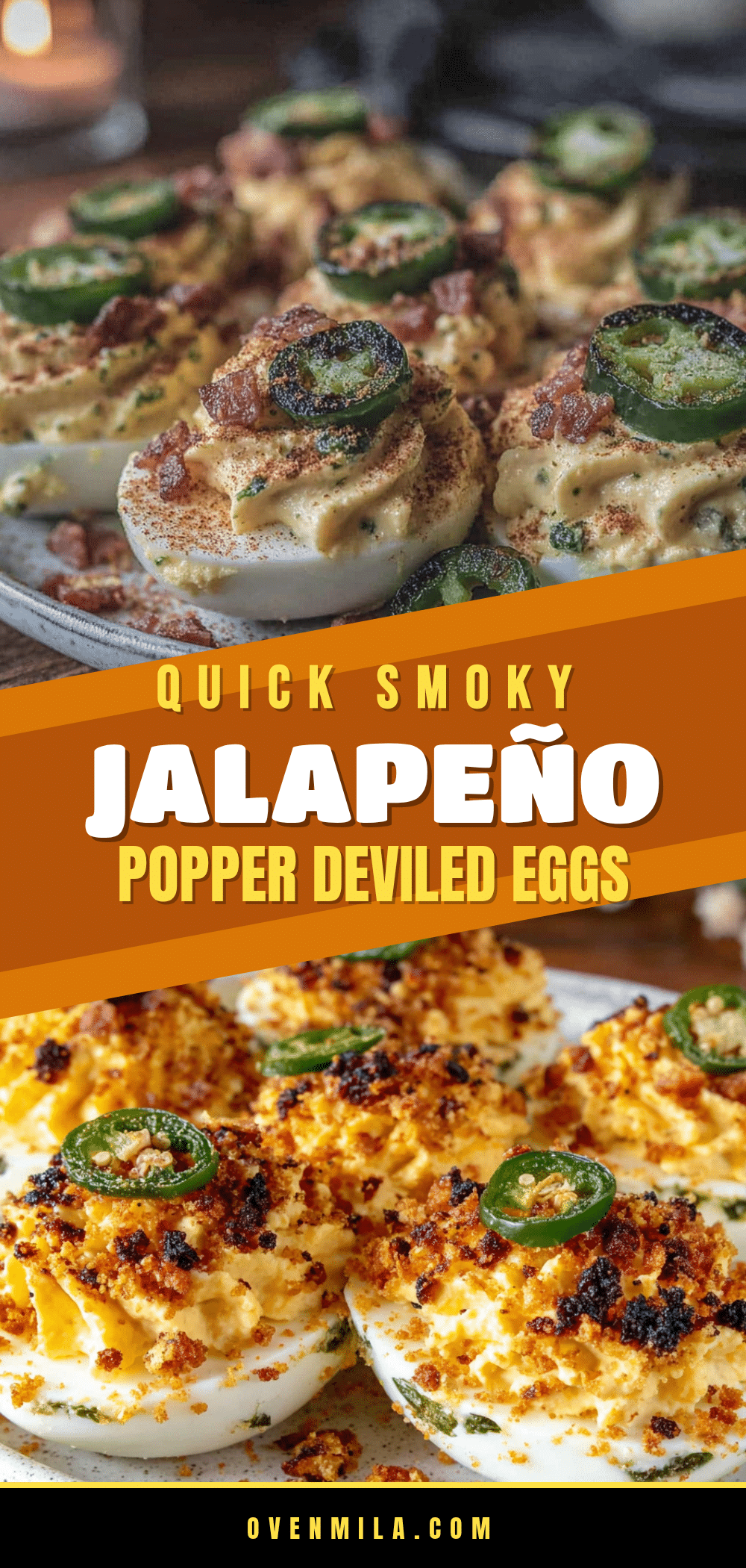 smoky jalapeno popper deviled eggs recipe