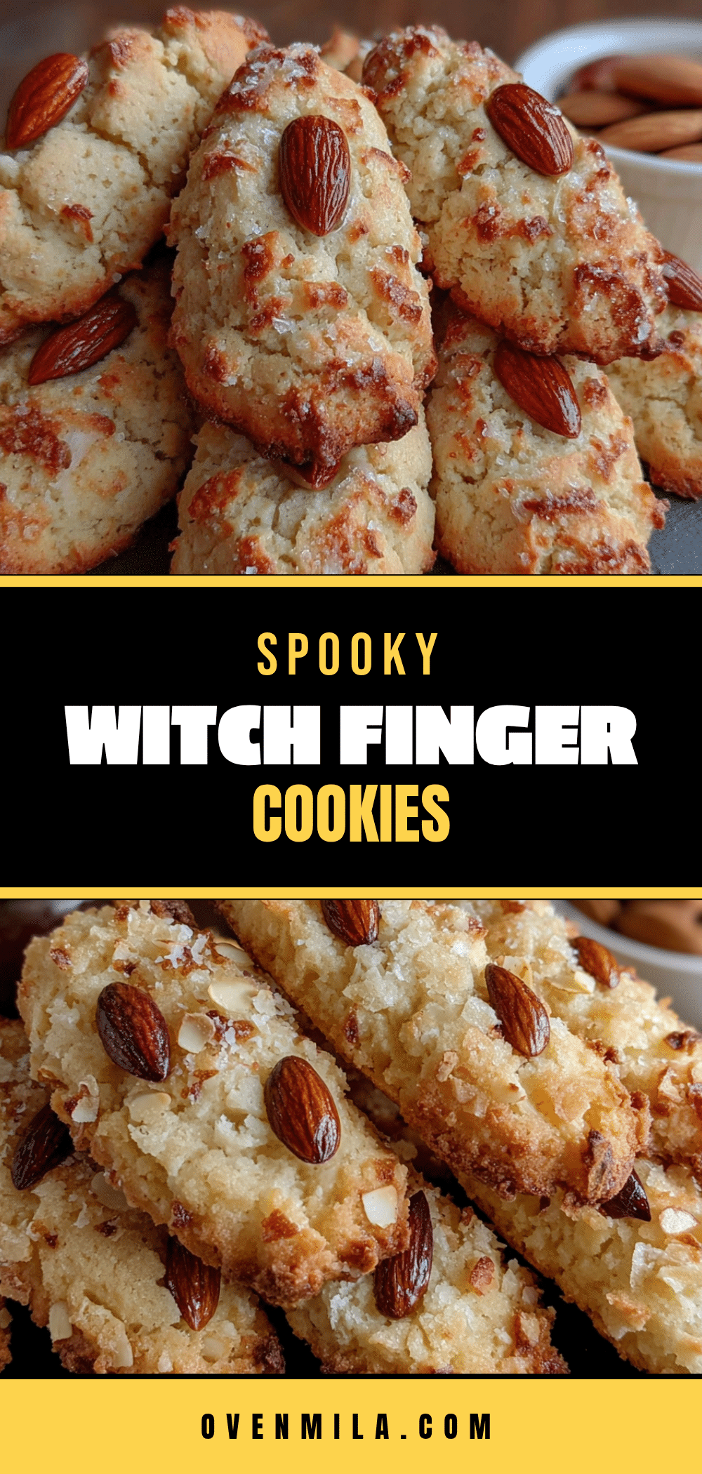 witch finger cookies recipe