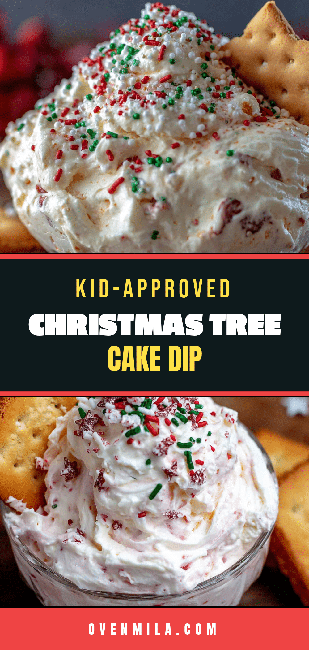 Christmas Tree Cake Dip recipe