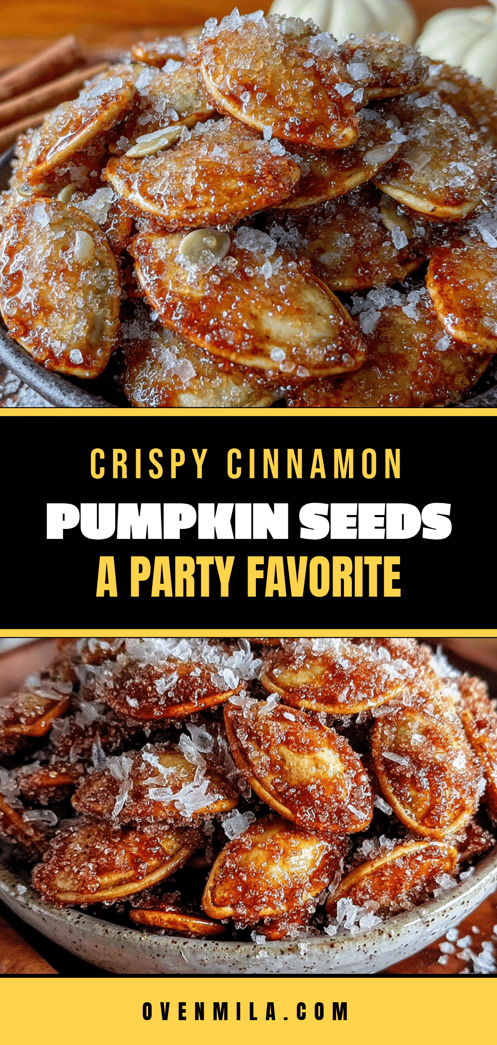 cinnamon sugar pumpkin seeds recipe