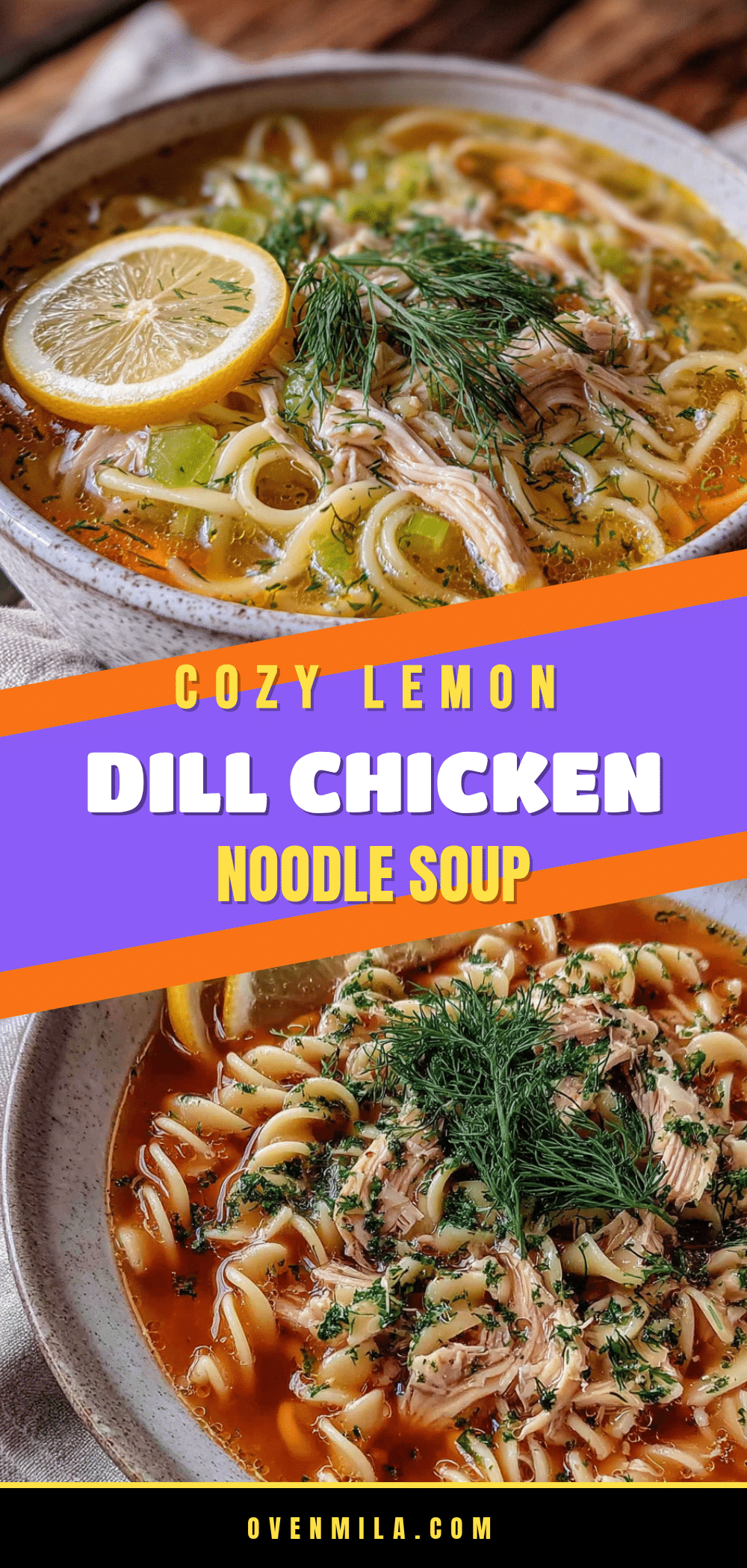 lemon dill chicken noodle soup recipe
