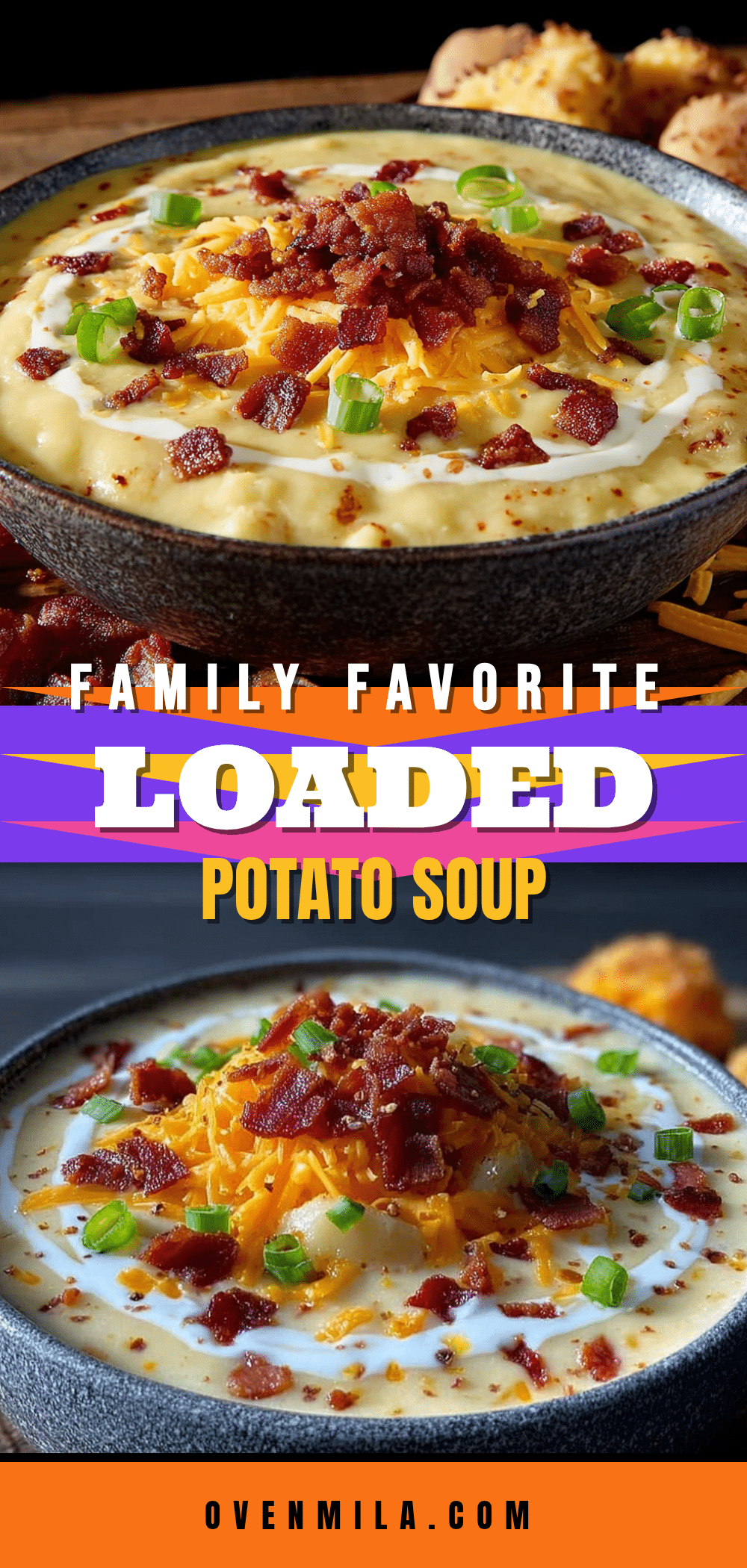 loaded baked potato soup with bacon recipe